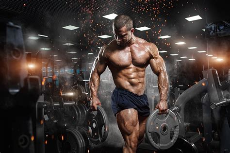 1920x1080px Free Download Hd Wallpaper Black Weight Plates Muscle
