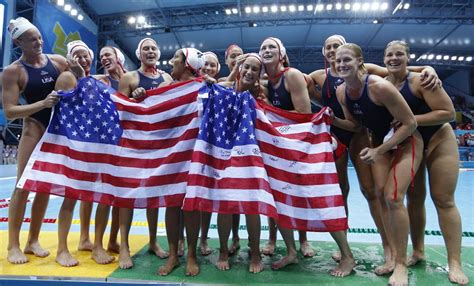 Water Polo U S Women Win 1st Olympic Gold Medal Behind Maggie