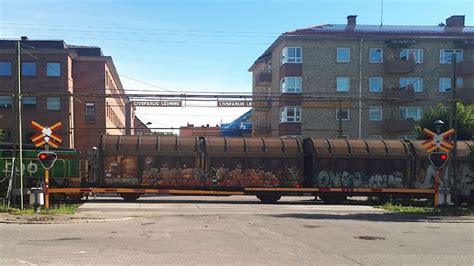 godståg stoppade trafiken i centrala sundsvall p4 västernorrland