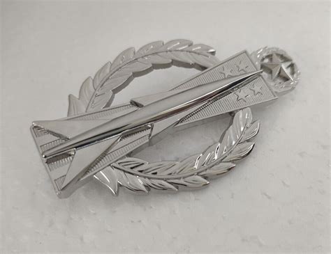 Usaf Air Force Master Missileman Badge Insignia Pin Silver Ebay