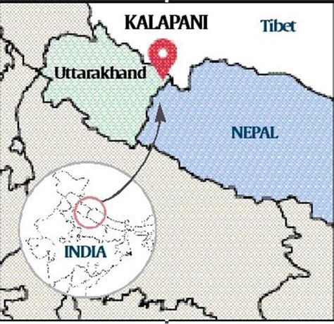 Explained Kalapani A Small Area On The India Map That Bothers Nepal Explained News The