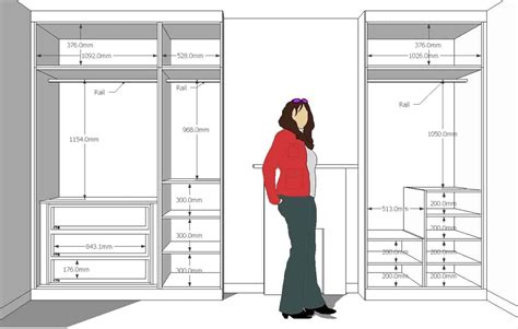 Drawing Of A Fitted Alcove Wardrobe Alcove Wardrobe Fitted Bedroom