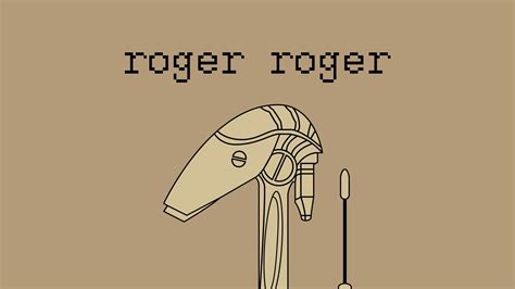 Roger Roger Illustration Robot Star Wars Hd Wallpaper Wallpaper Flare