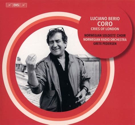 Luciano Berio Corocries Of London Sacd Album Free Shipping Over £