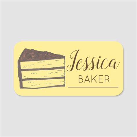 Here are some creative and cute dessert business names for your inspiration. Cute Custom Cupcake Bakery Name Tag | Dessert names, Bakery names, Name tags