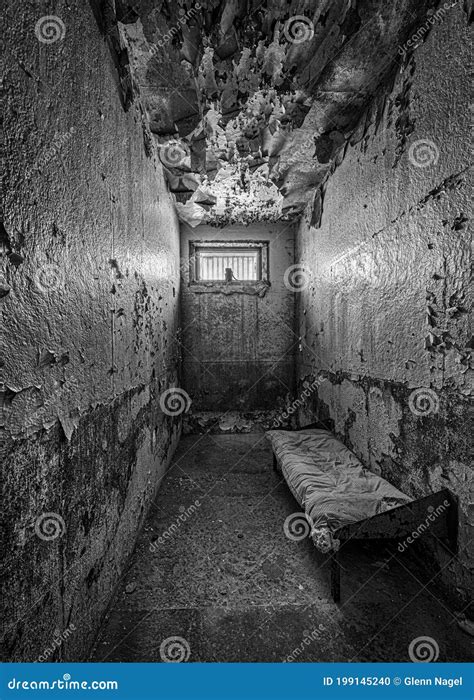 Old Joliet Prison Death Row Cell Editorial Image Image Of Dreary