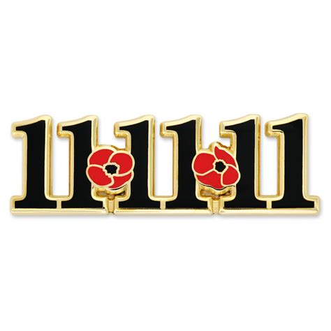 11 11 11 Remembrance Day Pin Pinmart