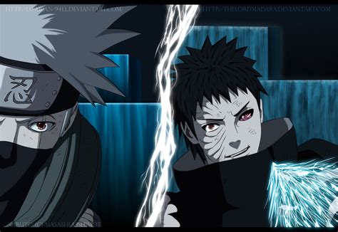 Kakashi And Obito Fighting In Kamui Dimension By Fabiansm On Deviantart