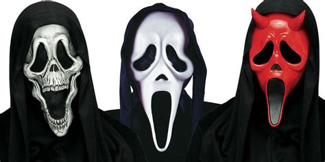 Official Scream Halloween Adult Kids Fancy Dress Hooded Ghost Face