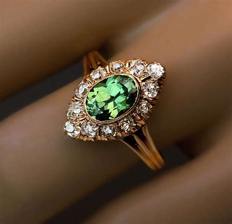 Antique Russian Demantoid Ring At 1stdibs