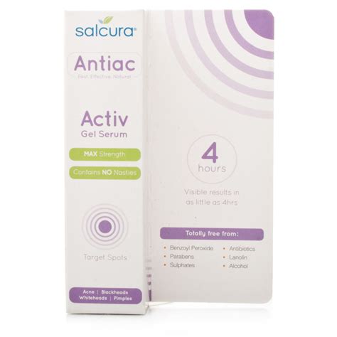 Forget what you know about gel. Salcura Antiac Activ Gel Serum | Chemist Direct