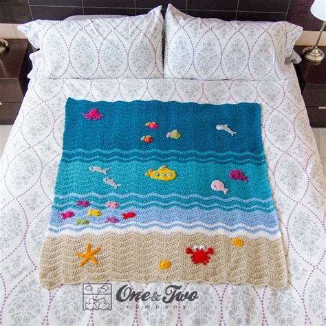 Sea Life Blanket Crochet Pattern Crochet