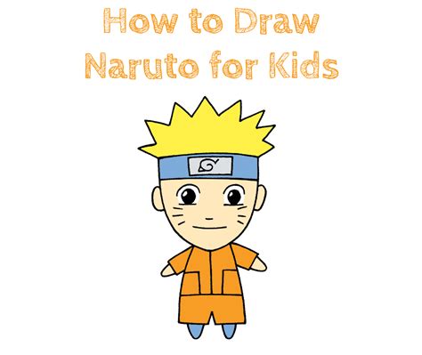 How To Draw Naruto For Kids How To Draw Easy