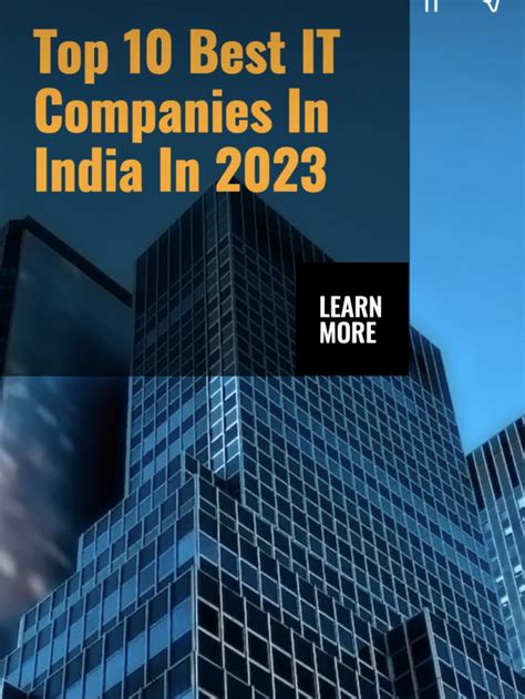 Top 10 Best It Companies In India In 2023 Sidtechtalks