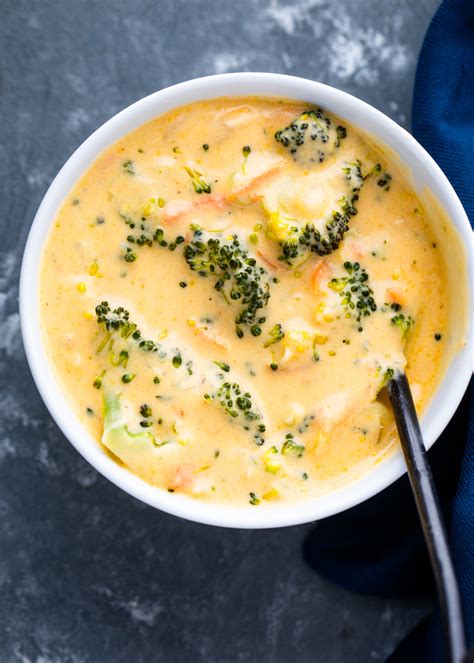 30 Minute Broccoli Cheddar Soup Gimme Delicious