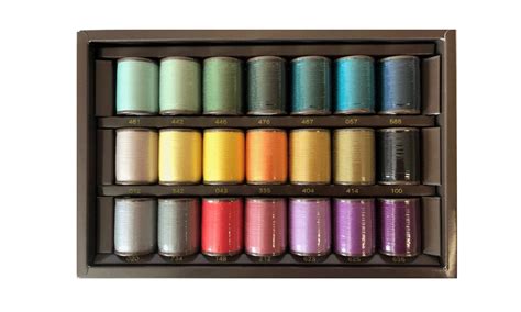 Brother Thread Set Country Yarn Embroidery 300m X 21