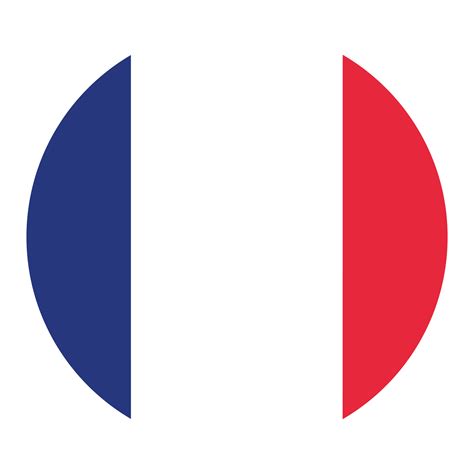 France Flag Png Image Circle Drapeau France Png Pnggrid
