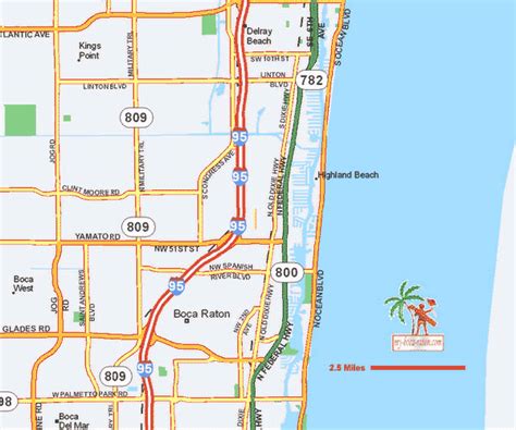 Exploring The Map Of Boca Raton A Comprehensive Guide Map Of The Usa