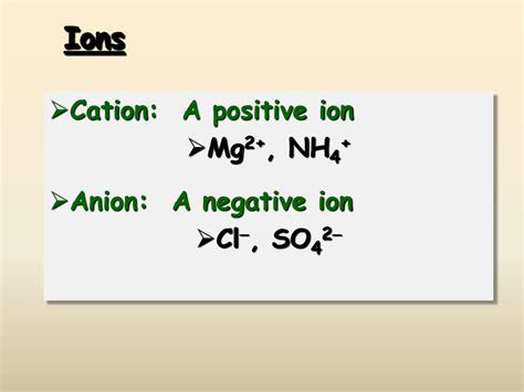 Ppt Ionic Compound Formulas Powerpoint Presentation Free Download