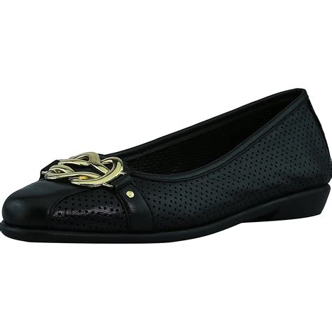 Aerosoles Womens High Bet Leather Black Ankle High Flat Shoe 85m