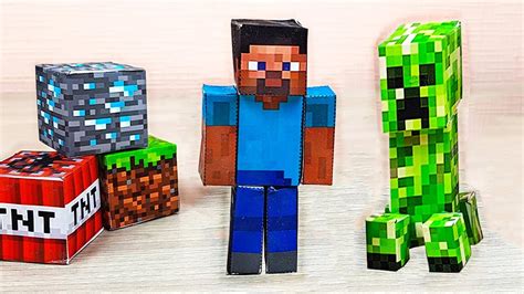 How To Make A Paper Steve Minecraft Papercraft Easy To Papercraft