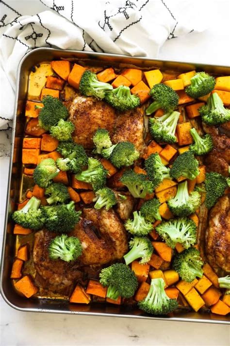 One Pan Baked Chicken And Broccoli Real Simple Good