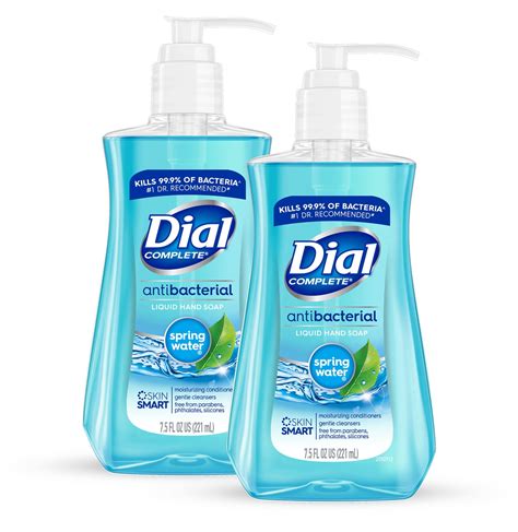 Dial Antibacterial Liquid Hand Soap Spring Water 75 Ounce Pack Of 2