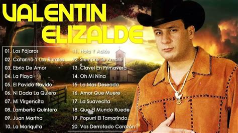 Valentin Elizalde Sus Grandes Exitos 🔥🔥 Top 30 Mejores Canciones 🔥🔥