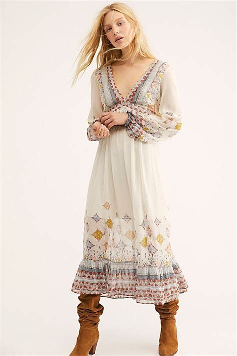 Midi Dress Boho Dress Free People