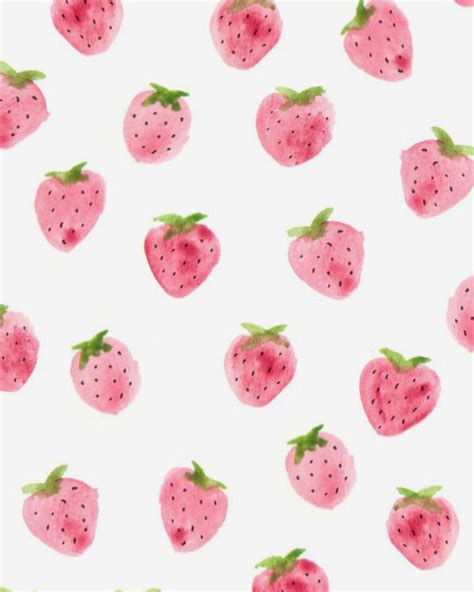 Strawberry Aesthetic Wallpapers Bigbeamng