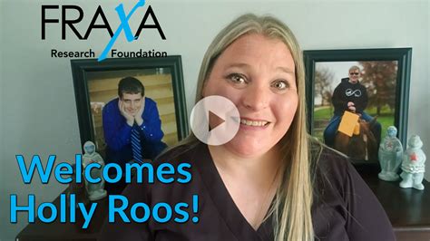 holly roos joins the fraxa team fraxa research foundation finding a cure for fragile x syndrome