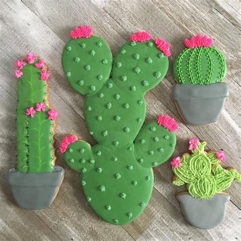 I Love Making Cactus Cookies Cactus Cacti Prickly Green
