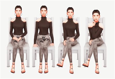 Sims 4 Ccs The Best Simply Sitting Poses By Aleesha Sims Sims 4
