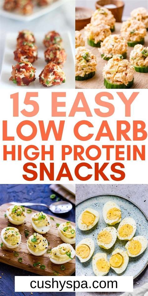 15 Low Carb High Protein Snack Ideas Healthy High Protein Meals High