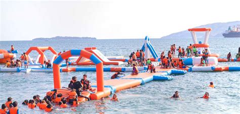 asia s biggest floating playground inflatable island in subic philippines i am aileen