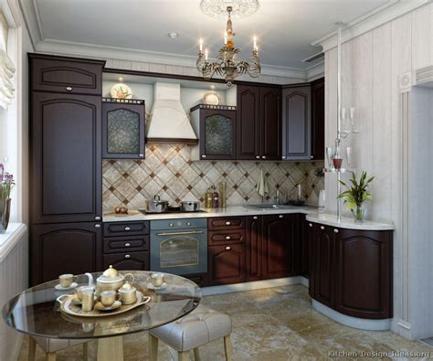 Pictures of Kitchens - Traditional - Dark Wood Kitchens, Cherry-Color