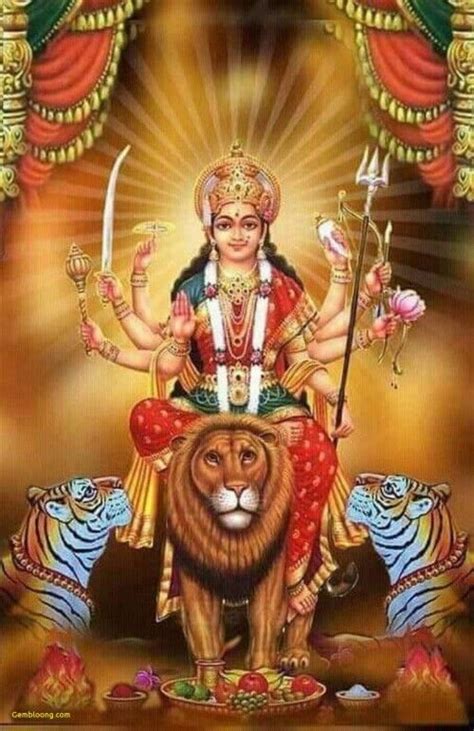 Jai Mata Di Hd Hd Wallpaper Backgrounds Goddess Artwork Durga Hd