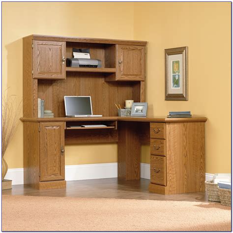 Sauder Orchard Hills Computer Desk With Hutch And File Drawer Carolina