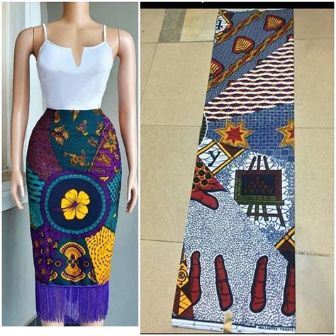 African Clothing Styles Ankara Styles African Dress African Fashion High Waisted Skirt Cool