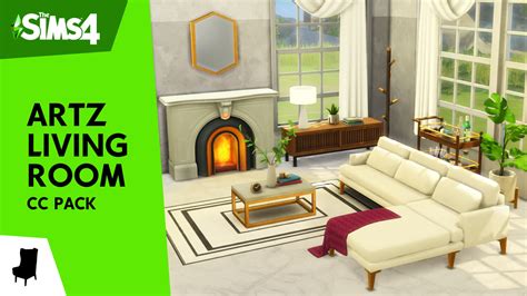 Sims 4 Artz Living Room Cc Pack Best Sims Mods