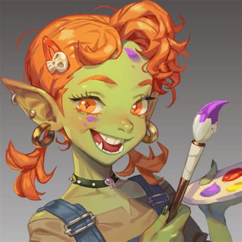 Download Maybe Teaup The Arcane Archer Dnd Characters Female Goblin Dnd