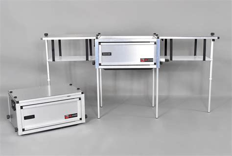 No matter your vibe, wheels on the bottom make it easy to move between rooms. Portable Camp Kitchen Boxes & Chuck Boxes - Trail Kitchens