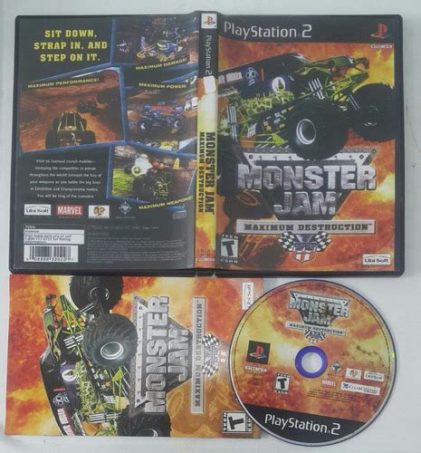 Monster Jam Maximum Destruction Playstation 2 Ps2 Mercado Libre