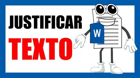 Como Justificar Un Texto En Word Youtube