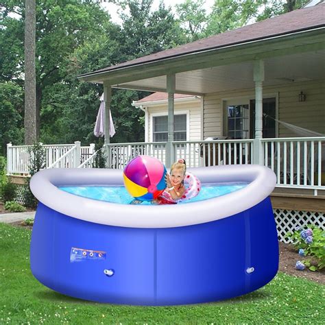 8 Ft X 30 Inch Easy Set Giant Inflatable Above Ground