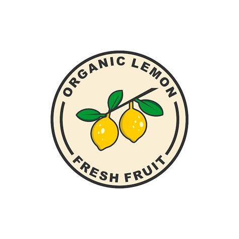 Premium Vector Lemon Fresh Fruit Logo Design