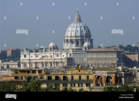 Italy Rome Pincio view-terrace view St. Peter's Basilica Vatican Architecture view view overlook 