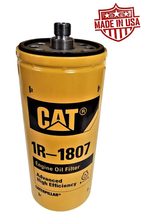 01 16 Duramax Cat Oil Filter Adapter And Cat 1r 1807 Filter Rpi Diesel
