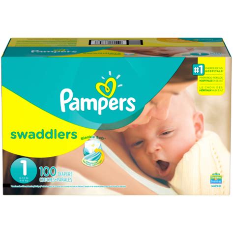 Pampers Swaddlers Size 1 Diapers 100 Ct Fred Meyer