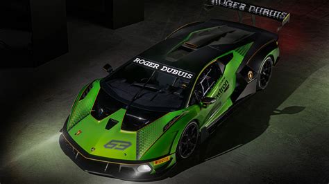 4k Lamborghini Essenza Car Spotlights Low Light Italian Supercars